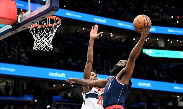 咪咕体育直播-哈登轰43+7梦回火箭时代，快艇勇猛反衬76人尴尬