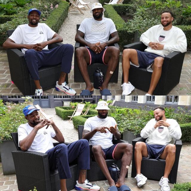 咪咕视频体育频道-詹杜库彼此垂涎！老詹想要KD跳投 库里觊觎LBJ球商